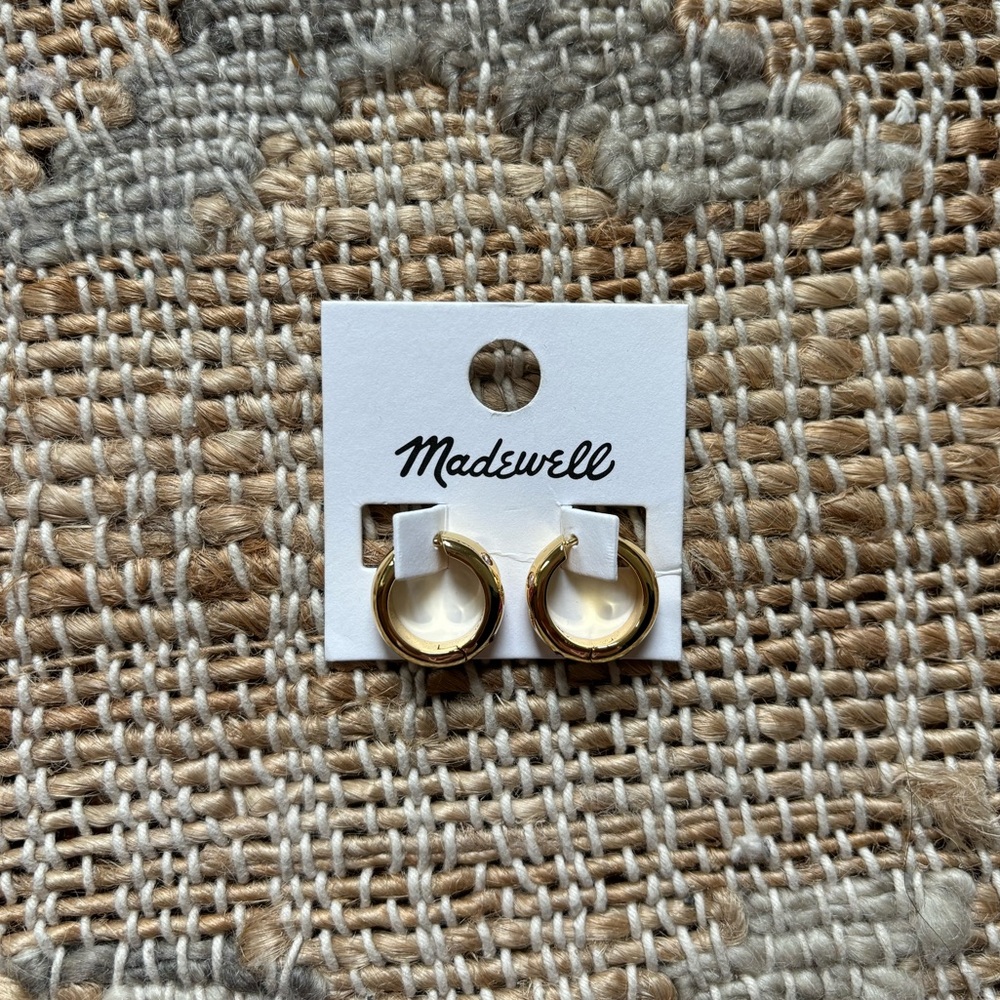 Madewell Gold Hoop Earrings
